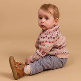 Wheat Main Jacquard-Pullover Mikmak Pullover 2317 dim rose