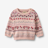 Wheat Main Jacquard-Pullover Mikmak Pullover 2317 dim rose