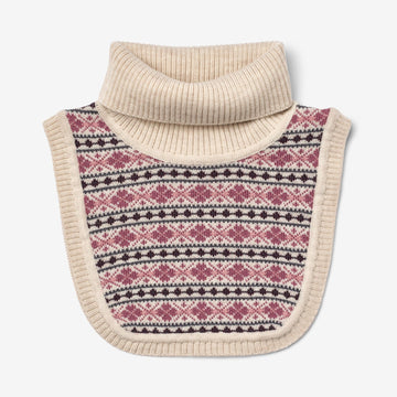 Wheat Outerwear Jacquard Halswärmer Majo Accessory 3129 eggshell