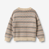 Wheat Main Jacquard Pullover Harlow Pullover 9624 flint