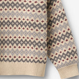 Wheat Main Jacquard Pullover Harlow Pullover 9624 flint