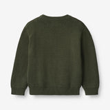 Wheat Main  Jacquard Pullover Rakete Knitted Tops 1687 forest night