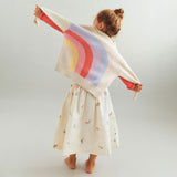 Wheat Main Jacquard Pullover Solveig Pullover 9656 rainbow