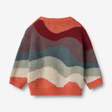 Wheat Main Jaquard-Pullover Knud Knitted Tops 9042 multi