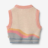 Wheat Main Jaquard Weste Maria Knitted Tops 9042 multi