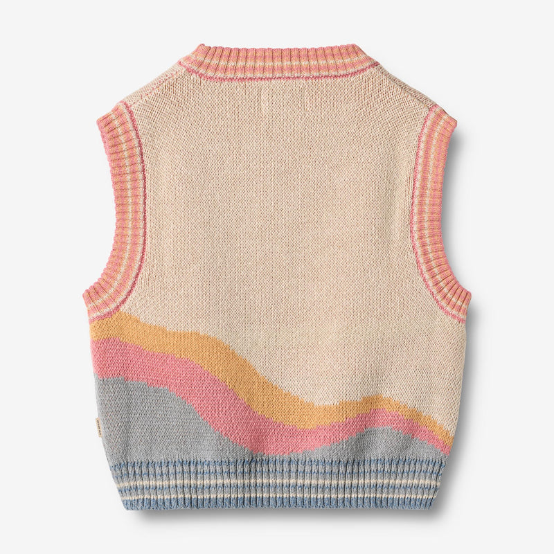 Wheat Main Jaquardweste Maria Knitted Tops 9042 multi