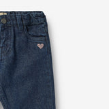 Wheat Main Jeans Stickerei Liane Denim 1108 dark blue