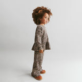 Wheat Main Jersey-Hose Ela Trousers 9565 purple stone flowers