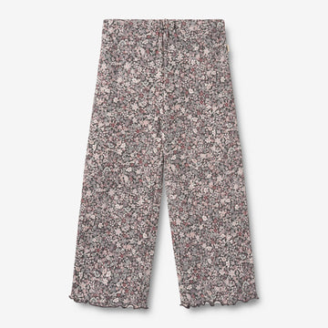 Wheat Main Jersey-Hose Ela Trousers 9565 purple stone flowers