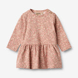 Wheat Main Jersey-Kleid L/S Bessie Dress 9566 rose dust flower meadow