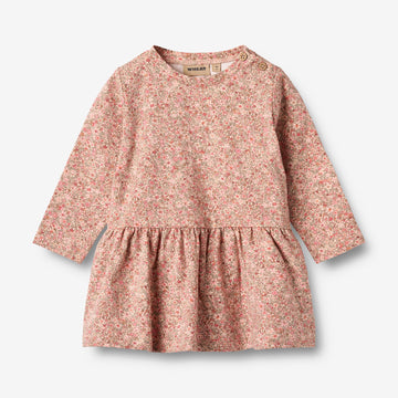 Wheat Main Jersey-Kleid L/S Bessie Dress 9566 rose dust flower meadow