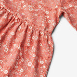 Wheat Main Jersey-Kleid L/S Sessa Dress 9422 coral flowers