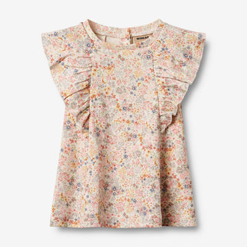 Wheat Main Jersey-Kleid Rüsche Shirley Dress 9418 bright flowers