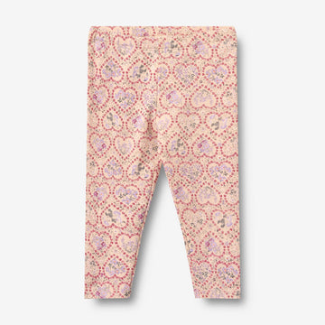 Wheat Main Jersey-Leggings Jules Legging 9876 magenta heart flowers