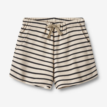Wheat Main  Jersey-Short Kalle Shorts 1433 navy stripe