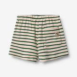 Wheat Main Jersey-Shorts Kalle Shorts 4142 green stripe