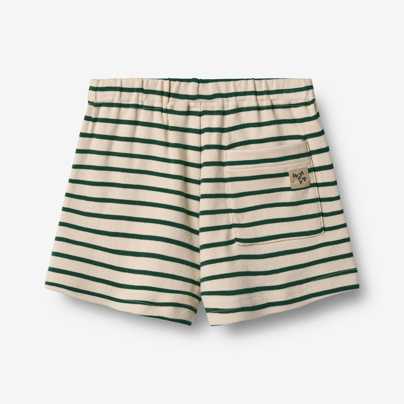 Wheat Main Jersey-Shorts Kalle Shorts 4142 green stripe
