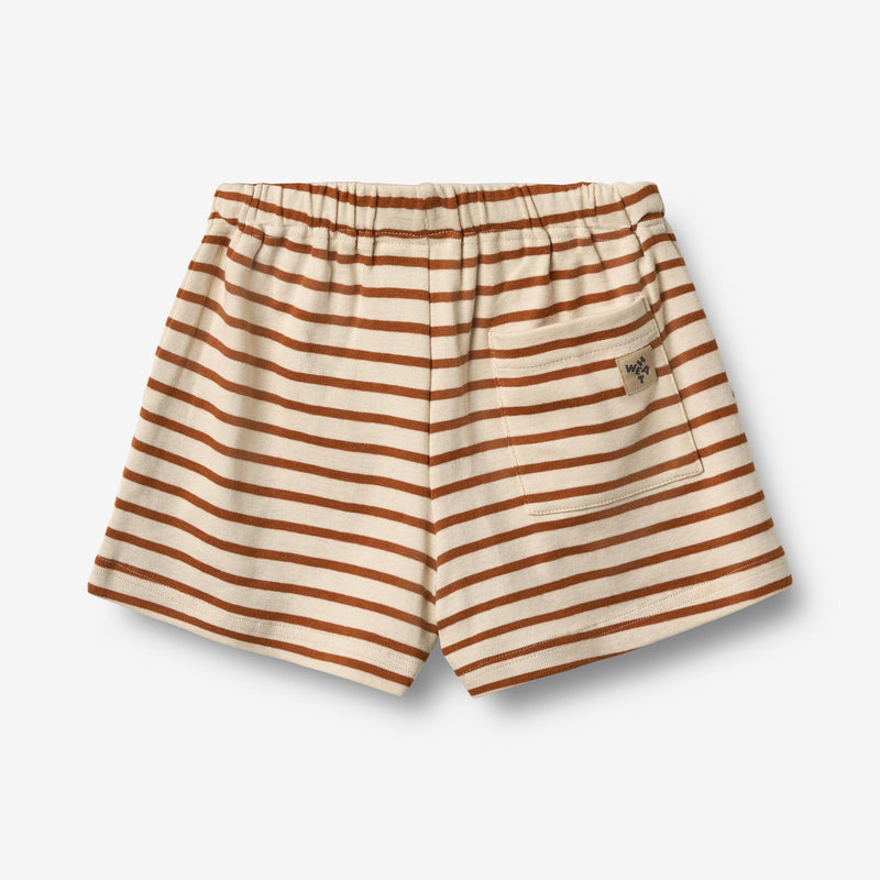 Wheat Main Jersey-Shorts Kalle Shorts 9447 warm caramel stripe