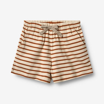 Wheat Main Jersey-Shorts Kalle Shorts 9447 warm caramel stripe