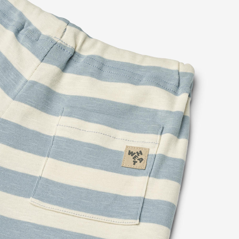 Wheat Main Jersey-Shorts Kalle Shorts 9420 calm blue stripe