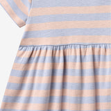 Wheat Main Jersey Kleid S/S Anna Dress 9653 powder stripe
