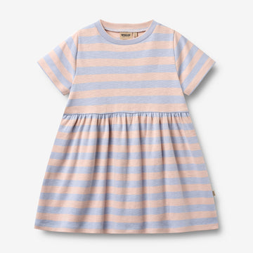 Wheat Main Jersey Kleid S/S Anna Dress 9653 powder stripe
