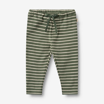 Wheat Main Jersey Hosen Manfred Trousers 4076 dark green stripe