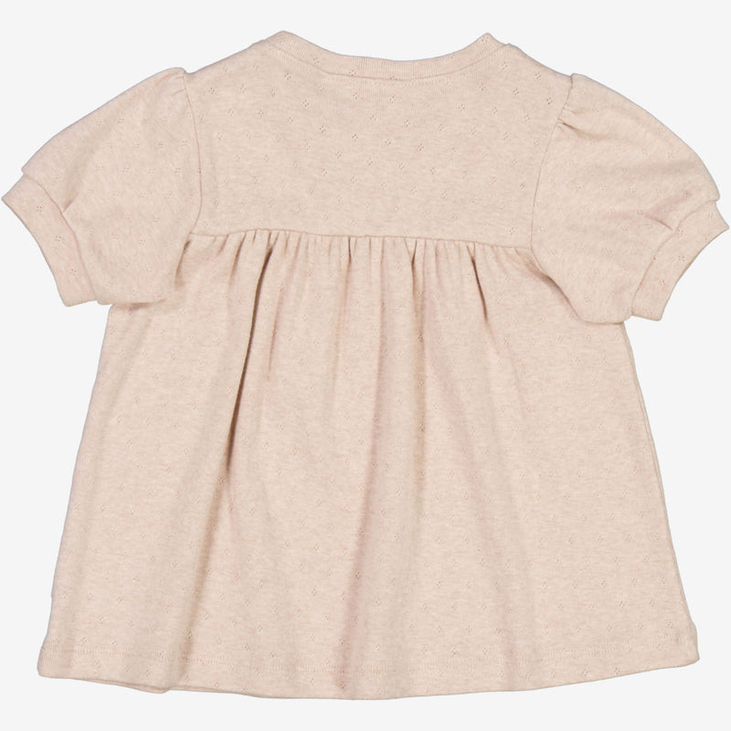 Wheat Jersey Kleid Annabelle | Baby Dresses 2032 rose dust