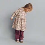 Wheat Main Jersey Kleid Dorthea Dress 9769 soft sand flower wine