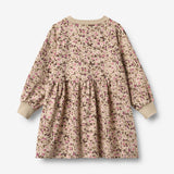 Wheat Main Jersey Kleid Dorthea Dress 9769 soft sand flower wine