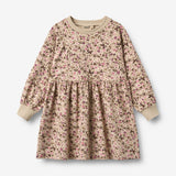 Wheat Main Jersey Kleid Dorthea Dress 9769 soft sand flower wine