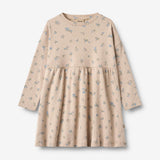 Wheat Main Jersey Kleid L/S Emmy Dress 9573 warm sand flowers