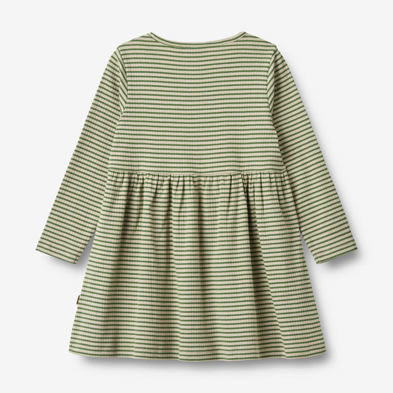 Wheat Main Jersey Kleid Sessa Dresses 1142 elm green stripe