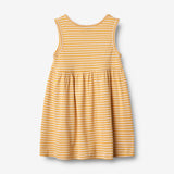 Wheat Main Jersey Kleid Stickerei Martha Dress 9449 yellow rib stripe