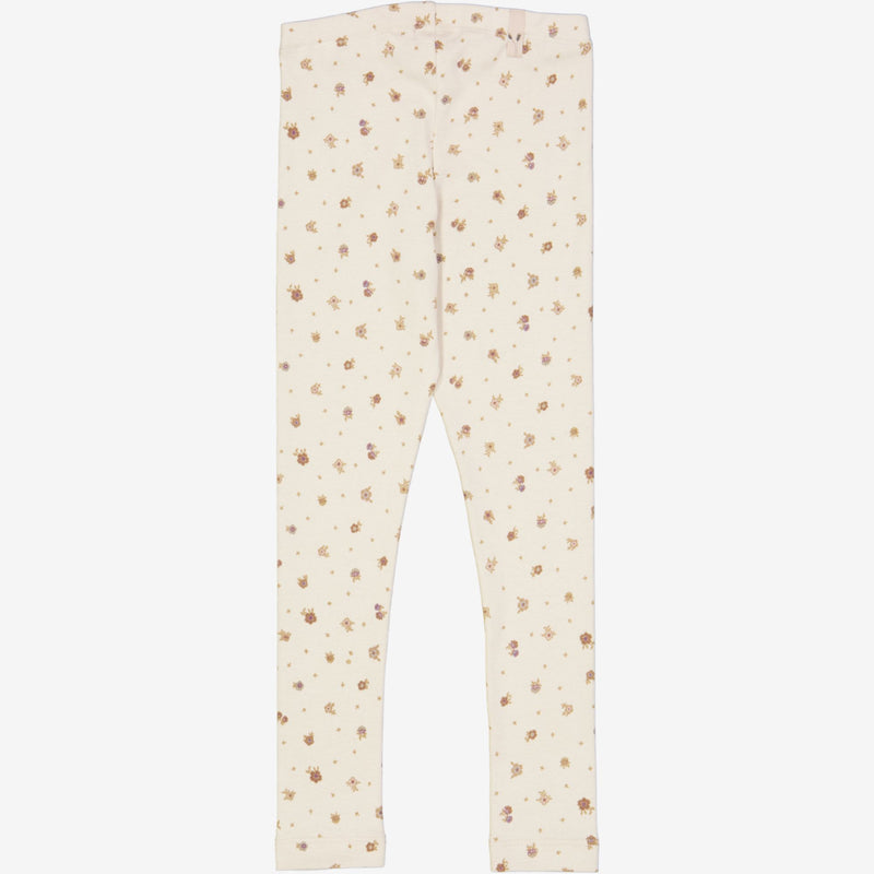 Wheat Main  Jersey Leggings Leggings 3358 chalk flowers