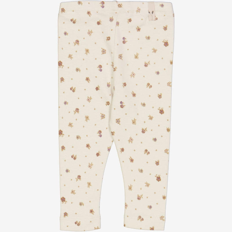 Wheat Main  Jersey Leggings | Baby Leggings 3358 chalk flowers