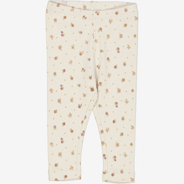 Wheat Main  Jersey Leggings | Baby Leggings 3358 chalk flowers