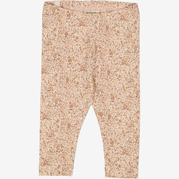 Wheat Main  Jersey Leggings | Baby Leggings 2475 rose flowers