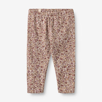 Wheat Main  Jersey Leggings Jules | Baby Leggings 0098 grey rose flowers