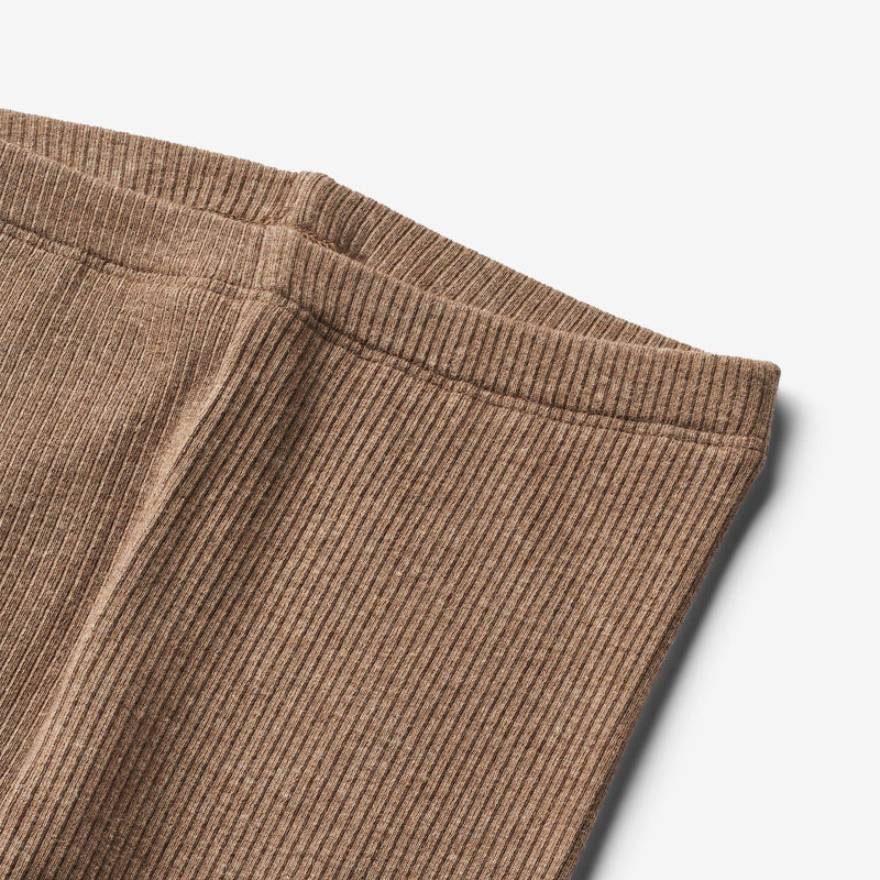 Wheat Main Jersey Leggings Jules mit Ripp-Struktur Leggings 3303 coffee melange