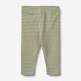 Wheat Main Streifen Jersey Leggings Jules | Baby Leggings 1142 elm green stripe