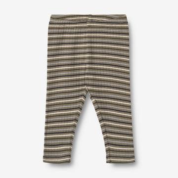Wheat Main Jersey Leggings Jules mit Ripp-Struktur | Baby Leggings 0181 multi stripe