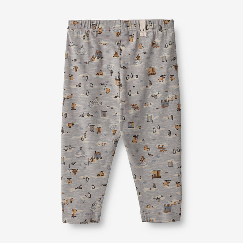 Wheat Main  Jersey Leggings Silas | Baby Leggings 1521 winter sky fishing