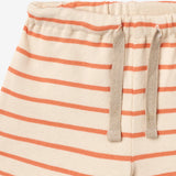 Wheat Main Jersey Shorts Vic Shorts 9648 orange stripe