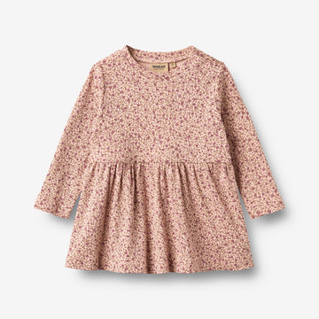 Wheat Main Jersey dress L/S Sessa Dress 9898 dime rose small flowers