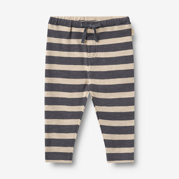 Wheat Main Jerseyhose Manfred Trousers 1309 greyblue stripe