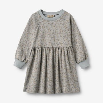 Wheat Main Jerseykleid L/S Dorthea Dress 9765 slightly blue flowers