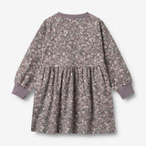 Wheat Main Jerseykleid L/S Dorthea Dress 9565 purple stone flowers