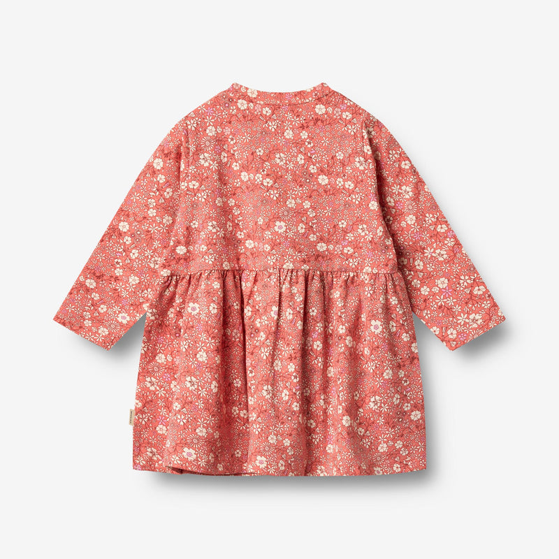 Wheat Main Jerseykleid L/S Sessa Dress 9422 coral flowers