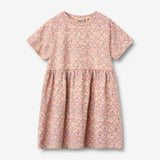 Wheat Main Jerseykleid S/S Anna Dress 9876 magenta heart flowers